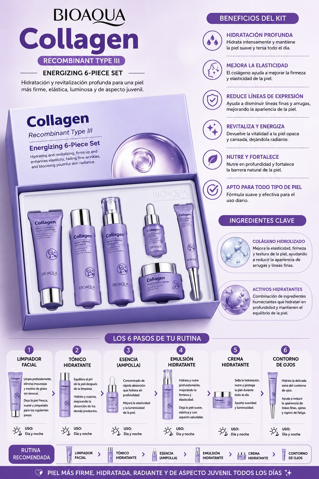 Kit de Limpieza Facial Collagen